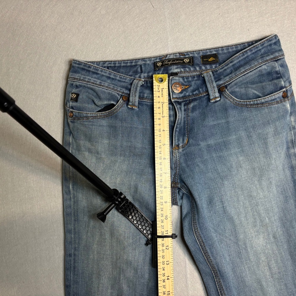 Serfontaine XFIT Bootcut Jeans Women's 28 Blue Made in California - Picture 3 of 16